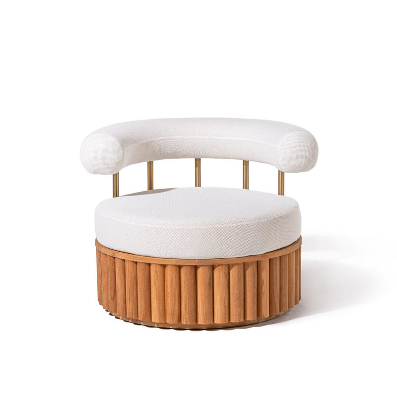 Daisy Outdoor Teak Lounge Chair