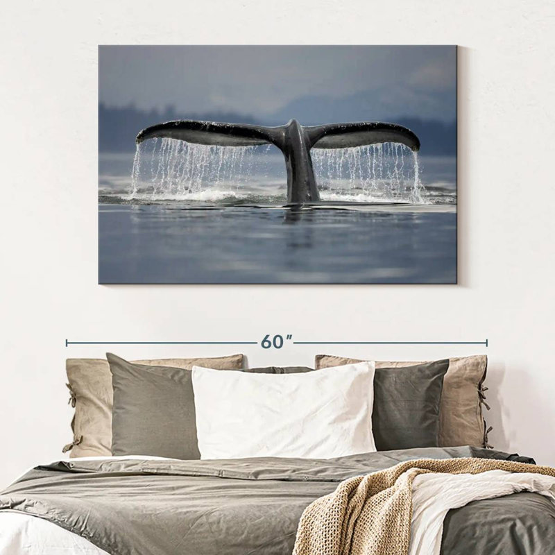 Brampt Diving Whale Tail, 34" H x 51" W