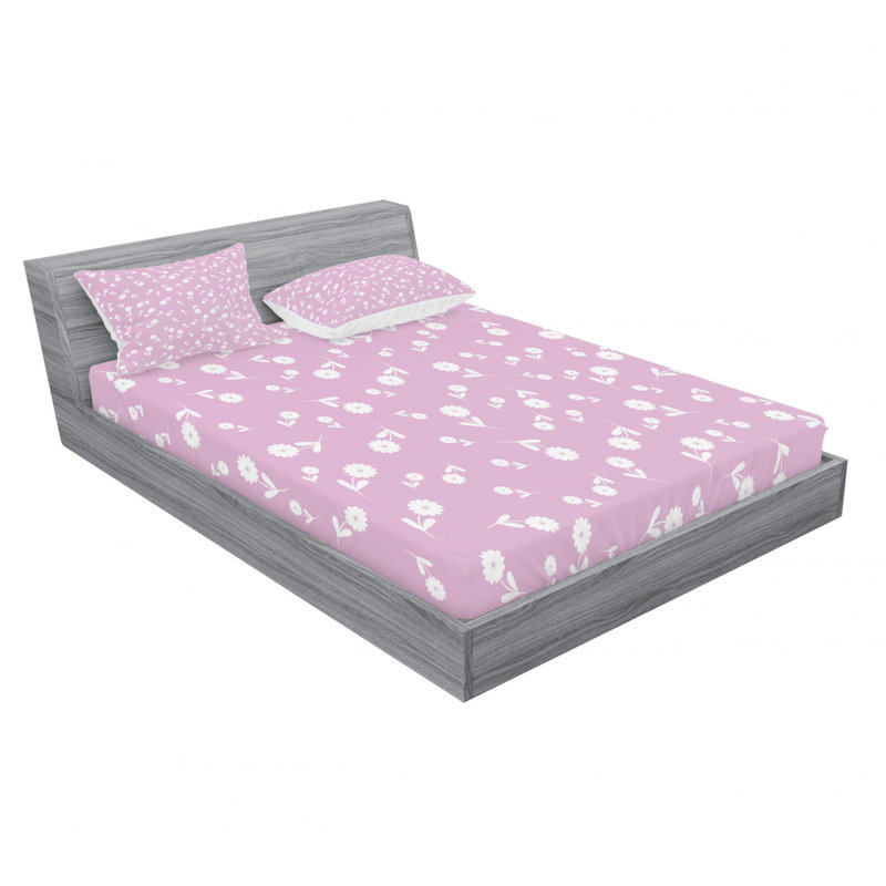 Microfiber Floral Sheet Set