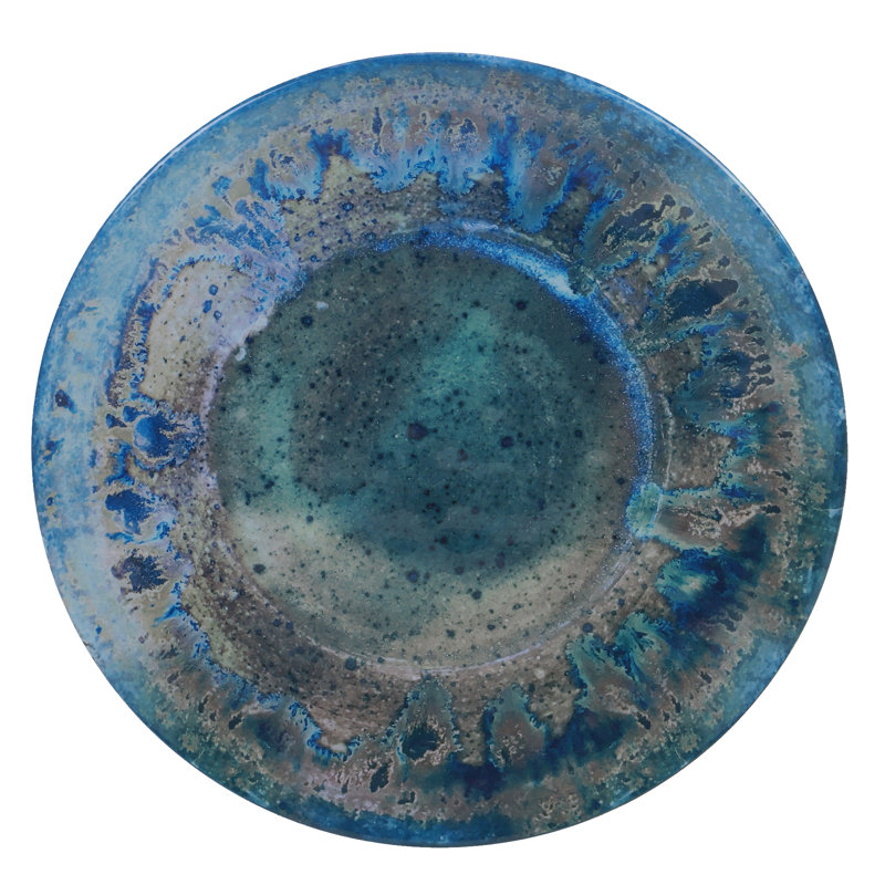 Ensemble de 2 plateaux certifiés International Radiance, Bleu sarcelle