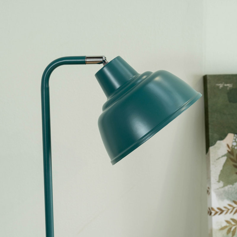 Rhyan Metal Table Lamp, Blue, No