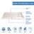 DreamLine SlimLine 34 inch D x 48 inch W x 2 3/4 inch H Right Drain Double Threshold Shower Base in Biscuit-37147545-125950755-125950747