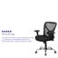Fauteuil de bureau ergonomique pivotant en maille 400 lb Aster Big & Tall