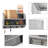 Blackboard Mail Slot Wall Hanger Gray