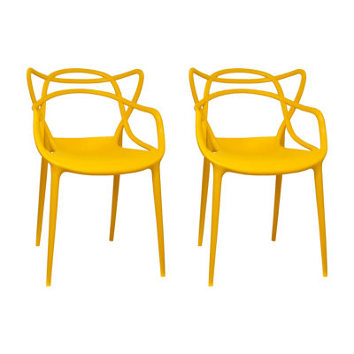 Ensemble de 2 chaises d'appoint Modern