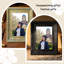 Cadre photo raffiné 5 pièces x 7 po 1PC noir pour cadeaux de pendaison de crémaillère