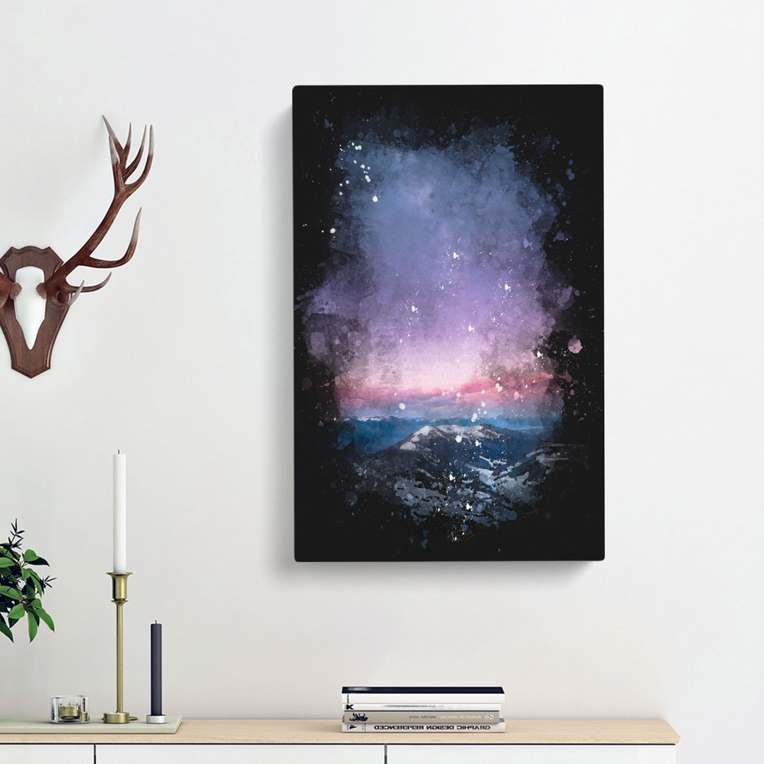 Mountain Peaks in the Dolomites Italy - Wrapped Canvas