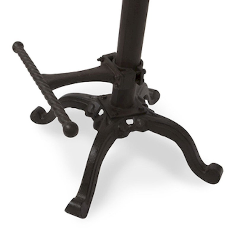 Tabouret pivotant en bois massif Rosalez