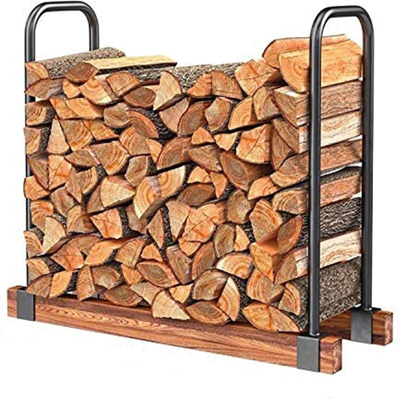 Support à bois de chauffage robuste