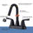Centerset 2-handle Bathroom Faucet with Drain Assembly-104561463
