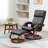 Faux Leather Massage Chair with Ottoman-852755096