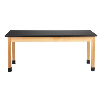 Science Lab Table with Chemical-Resistant Top