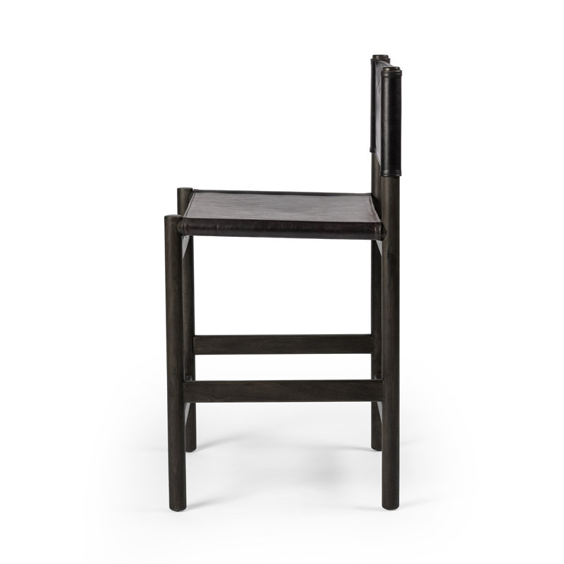 Kena Stool-Sonoma Black-Counter, Black, Counter Stool (26.5" Seat Height), Black