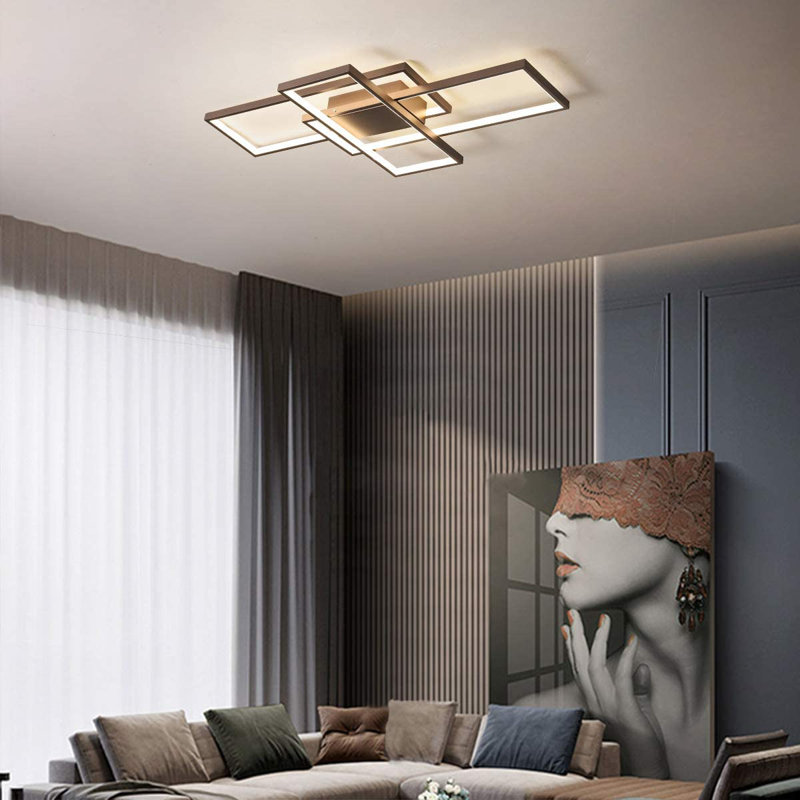 Lorinzo 3-Light 90cm LED Flush Mount