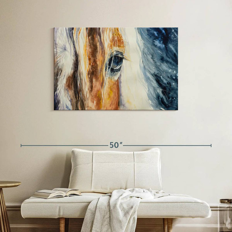 Brampt Horse Eye, 26" H x 39" W