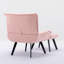 Caernarfon Upholstered Slipper Chair with Footstool-1302619638