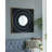 40" X 40" Square Carved Mirror With Pleated Design With Iron Frame, Neutral Colorway Wall Decor For Living Room Bathroom Entryway-555369938