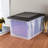 Versatile Clear Organizing Storage File Box w/ Lid
