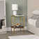 Otto Glass Top End Table