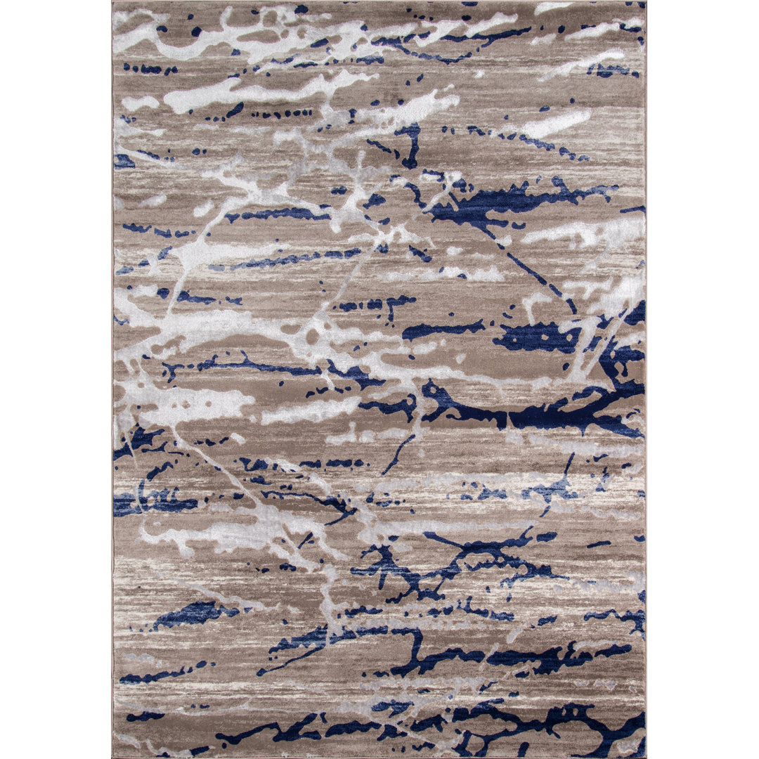 Floreat Power Loom Sand Rug 17 Stories Rug 