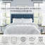 Édredon surdimensionné à passepoil en coton percale 240TC Pointehaven-273685960