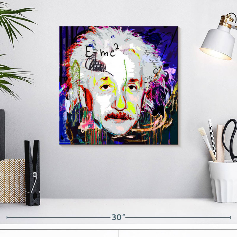 Genius Einstein, 16" H x 16" W