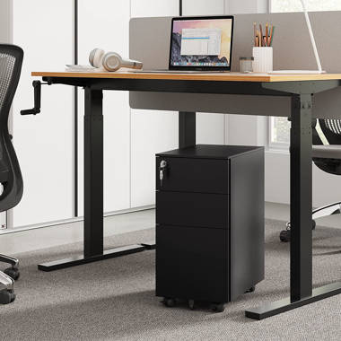 Mobile File Cabinet for Sit-Stand Desks