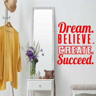 Adhésif décoratif chambre à coucher Quote