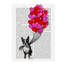«Boston Terrier and Ballons», impression sur toile tendue-1879662208