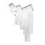 Tubes Ceiling Lamp 15 White Glossy Matt Nickel E26 Ul-551958608