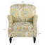 Chaise d'appoint rembourrée Grita avec pieds en bois Grita-121418124
