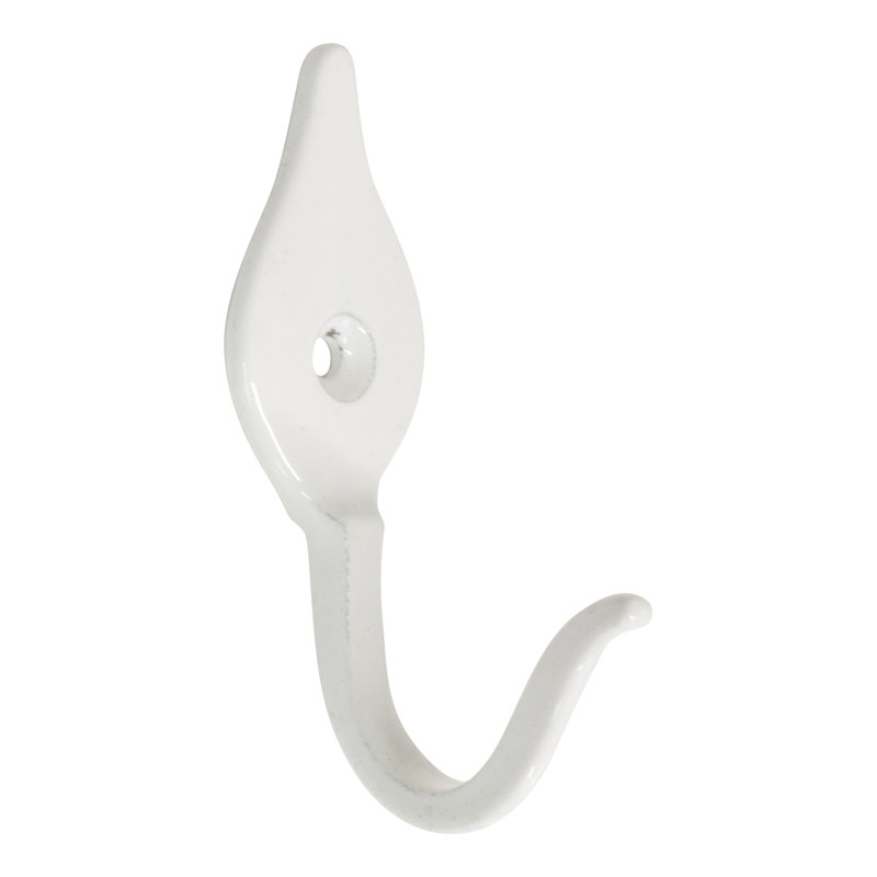 Iron Wall Wall Hook, White