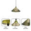 Tyrek 1 - Light Green Brass Single Pendant-289745106