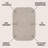 Longe Modern Minimalist Radius Corner Solid Beige Indoor/Outdoor Rug-937542784