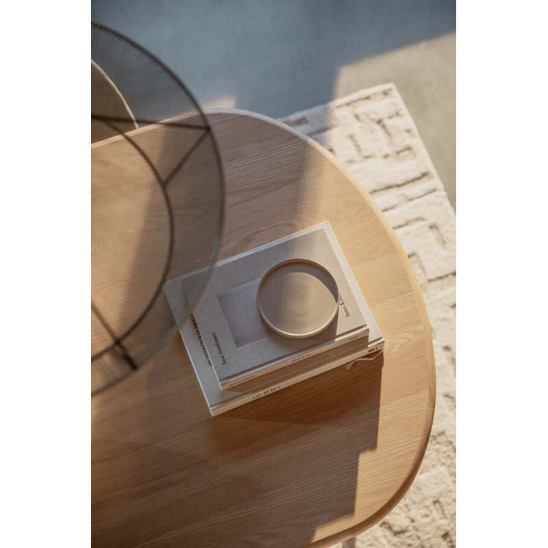 Dining Table Oval Dining Table, Beige