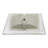 30.2"X18.5" White Rectangular Vanity Top Sink, 1 Faucet Hole, Acid , Overflow Functionality, Ample Space Single Layout, Feature, Stain Easy To Maintain