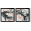 Intersection I - ensemble de 2 peintures sur toile encadrées-190665098-190665097