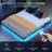Floating Bed Frame With Side Pocket, Led Floating Bed Frame With Charing Station & 4 Mattress Slide Stopper,-176611342