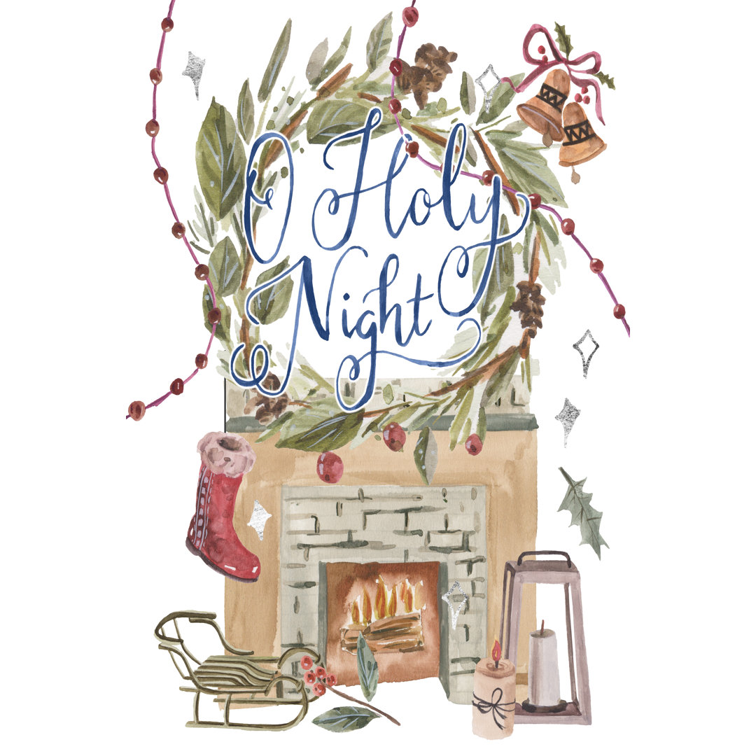 Leinwandbild O Holy Night II von Melissa Wang