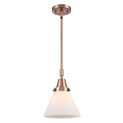 Luminaire suspendu conique 1 lumière Ashwath