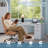 Haven Executive Desk with Built-In Electrical Outlet-472303716