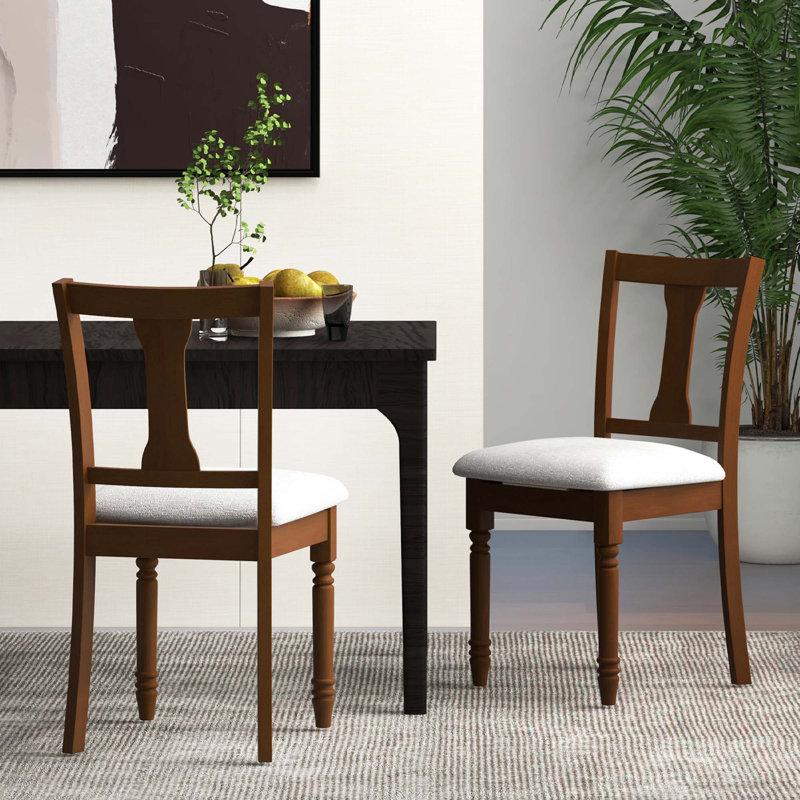 Chaise d'appoint Yentin, Brun / Gris clair