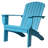Pankow Cedar Outdoor Adirondack Chair With Table-1442542342