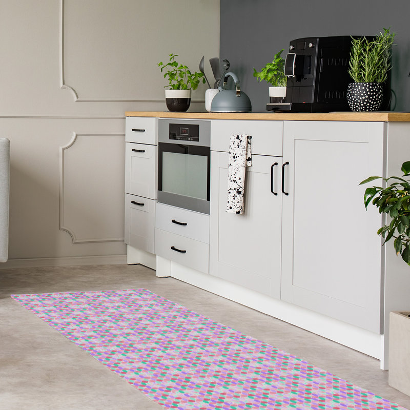 Chenille Geometric Indoor Rug, Runner 2'6" x 8'