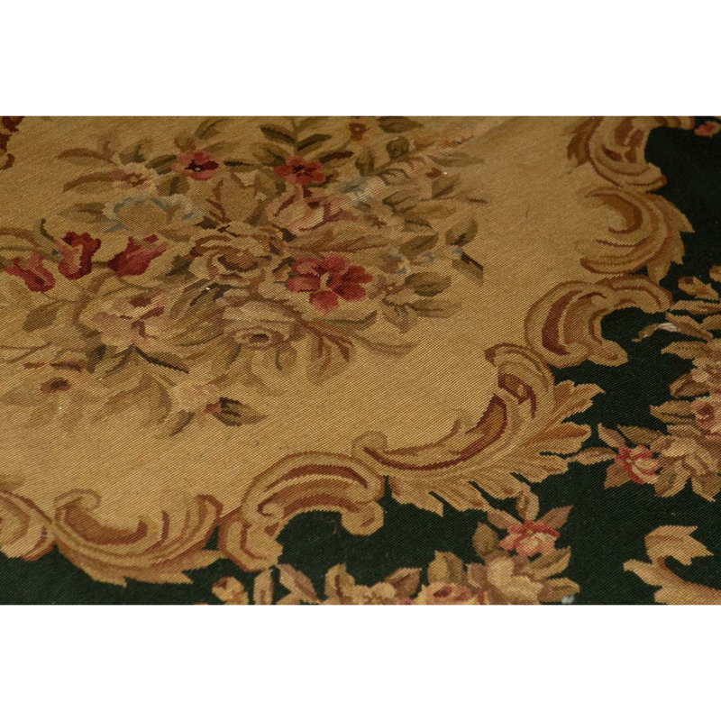 Hand Knotted Wool Floral Area Rug