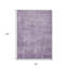 Tapis intérieur lavable abstrait 8 pi x 10 pi lavande et prune