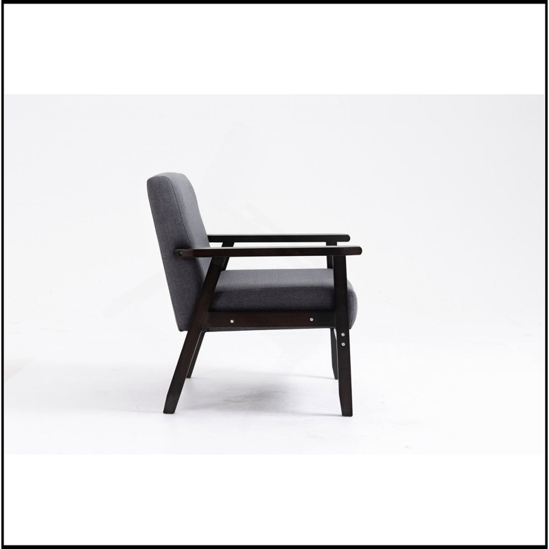 Ensemble de chaise basse Sharell, Gris foncé, Noir