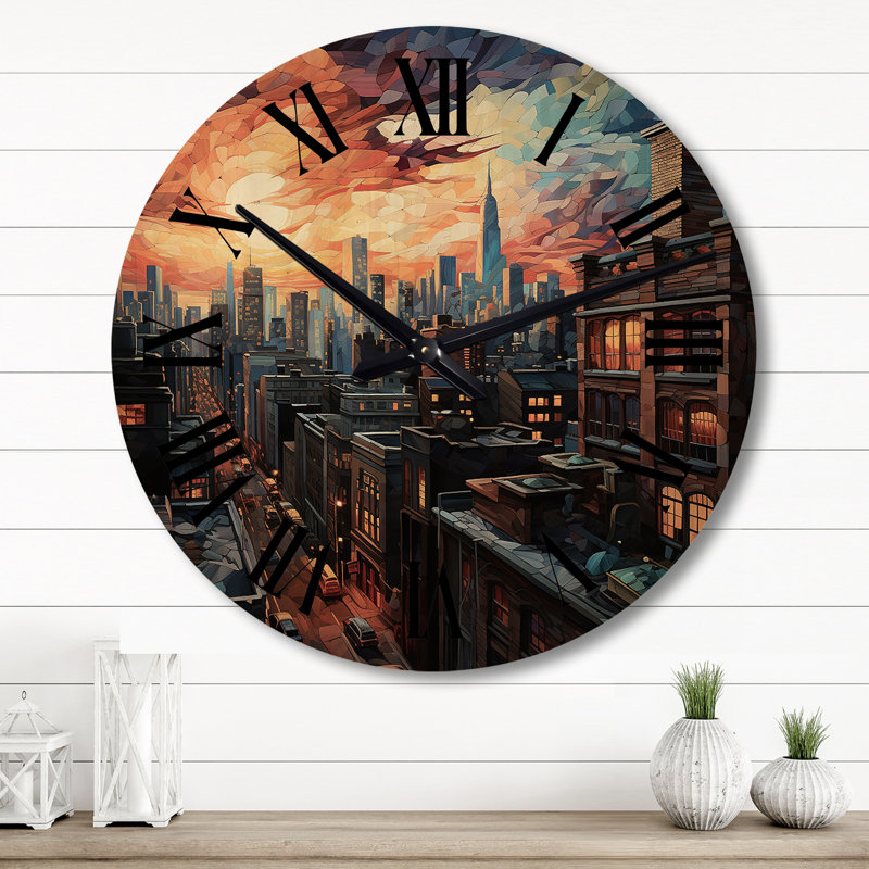 Horloge murale surréaliste surdimensionnée II, Grand