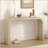 Mirod 52" Wood Console Table With Curved Edge, Natural Texture, Perfect For Entryways And Living Rooms