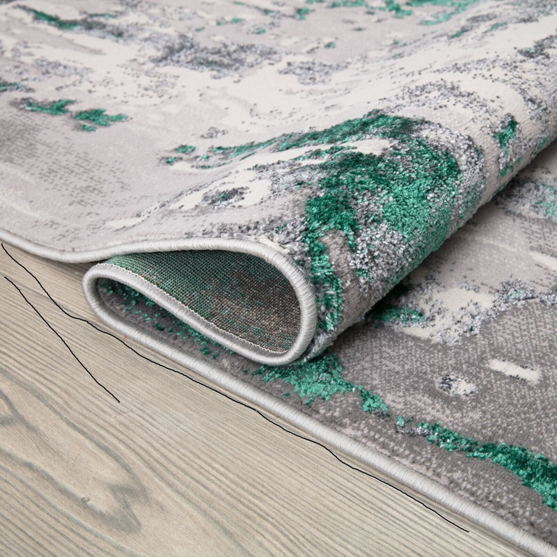 Bhoyar Abstract Area Rug, Runner 60 x 220cm